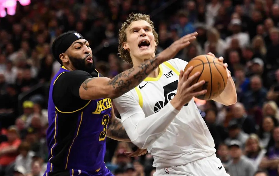 爵士鏖战湖人,浓眉哥刷新纪录 爵士鏖战湖人,浓眉哥刷新纪录